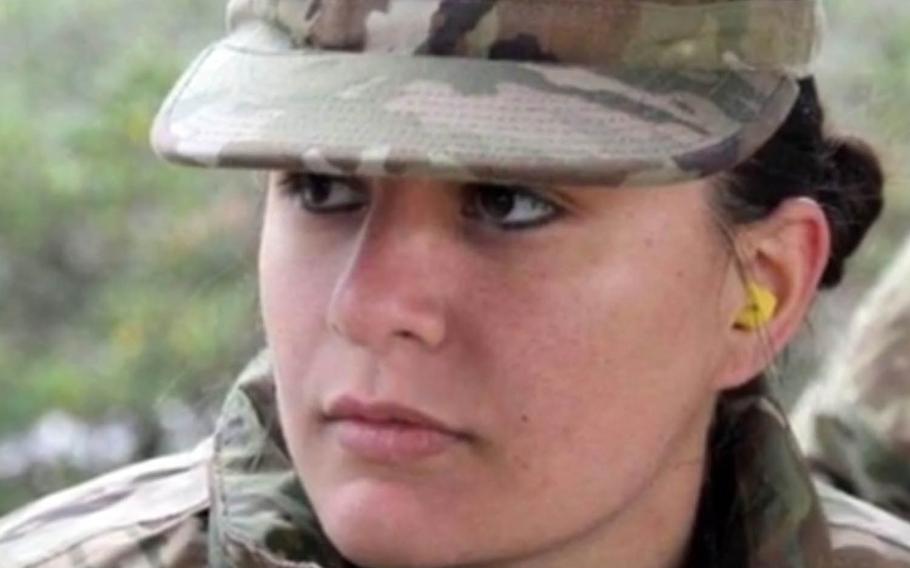 Army veteran and military spouse Selena Roth was buried in her home state of Florida, Monday, Feb. 1, 2021. 