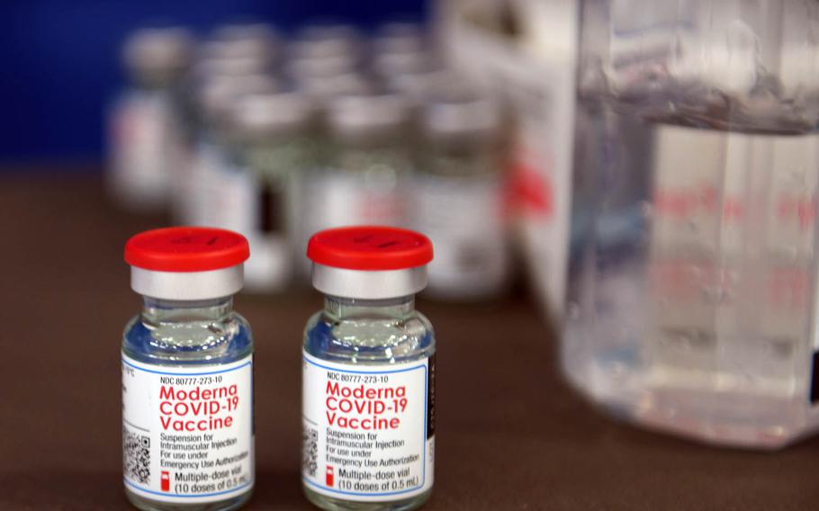Essential workers in phase 1b of the U.S. military's coronavirus vaccination plan include Department of Defense Education Activity teachers, child and youth service workers, school support staff, shipyard workers, commissary staff and food service workers.