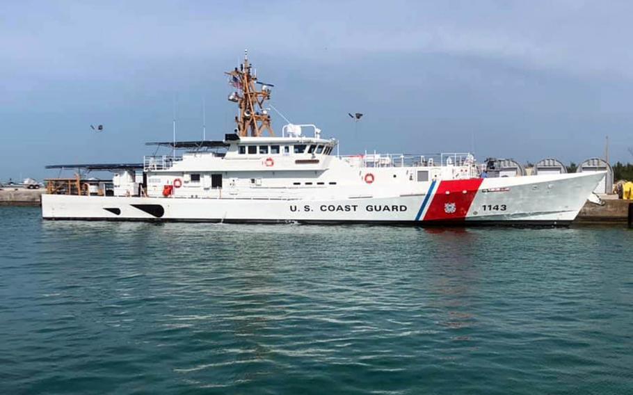 The Coast Guard's fast-response cutter Frederick Hatch.