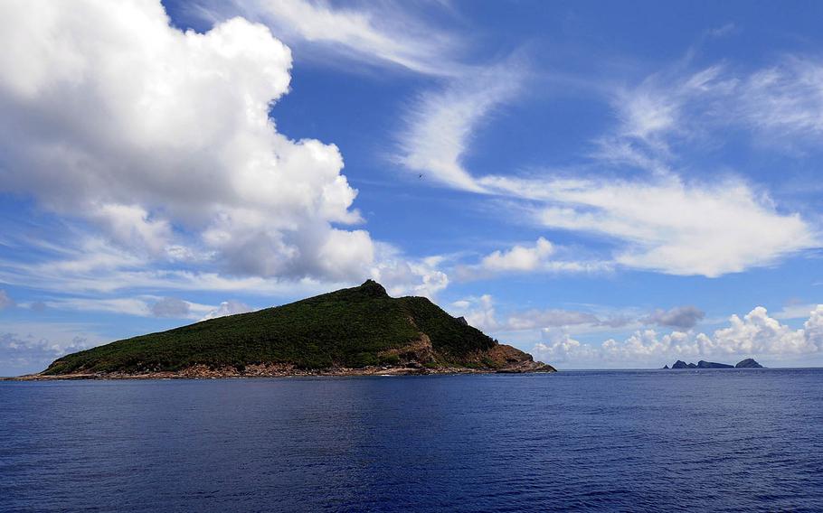 The Senkaku islands in the East China Sea are administered by Japan but also claimed by China and Taiwan.
