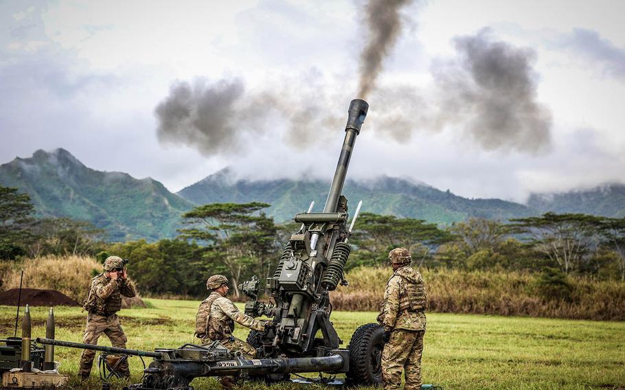 Soldiers with the 25th Infantry Division train for multidomain battlefield conditions at Schofield Barracks, Hawaii, Jan. 19, 2021.