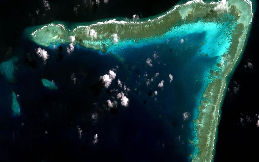 Whitsun Reef, also known as Julian Felipe Reef, is part of the Spratly Islands in the South China Sea. 