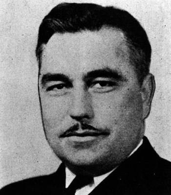 Ernest E. Evans, commander of the destroyer USS Johnston, in an undated photo. 