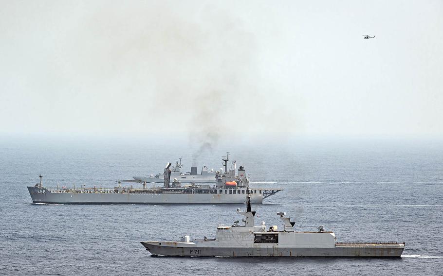 Vessels from France, the United States, Australia, India and Japan kicked off the three-day Exercise La Perouse in the Bay of Bengal on Monday, April 5, 2021.