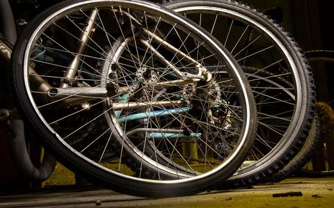 More than 500 abandoned bicycles were tagged for removal during an Earth Day roundup organized by service members' spouses at Marine Corps Air Station Iwakuni, Japan. 