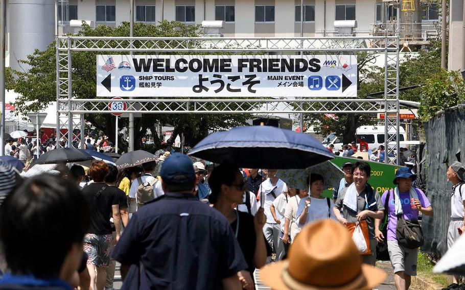 Visitors packed Yokosuka Naval Base, Japan, for the 43rd annual Friendship Day on Saturday, Aug. 3, 2019.
