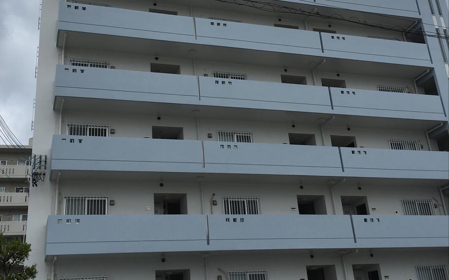 Okinawa police said the bodies of a U.S. Navy sailor and a Japanese woman were found in a unit of this apartment building around 7:30 a.m. Saturday, April 13, 2019.
