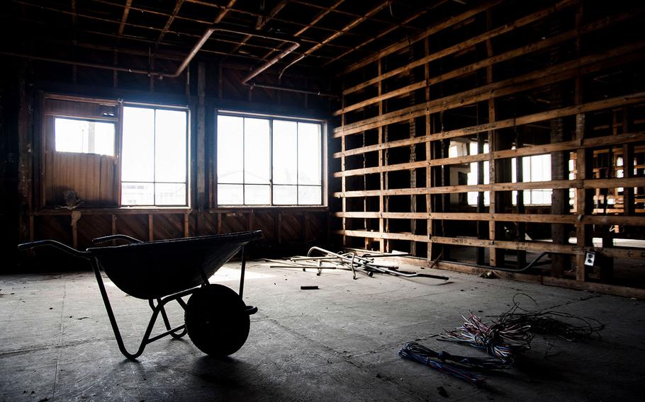 A historic hangar being demolished at Yokota Air Base, Japan, was once used by Japan's Imperial Army for maintenance, training and secret aircraft testing and evaluation, according to an Air Force video. 