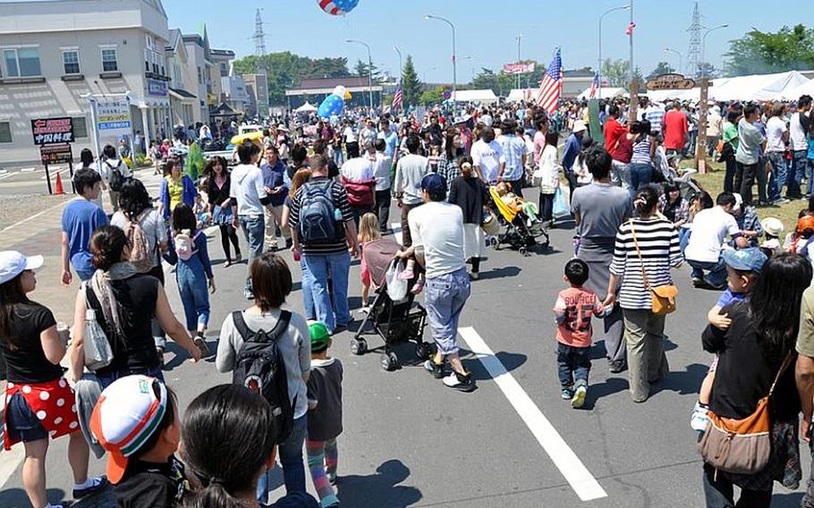 About 80,000 visitors packed the streets of Misawa City, Japan, on Sunday, June 6, 2010, for American Day, a military-hosted celebration.