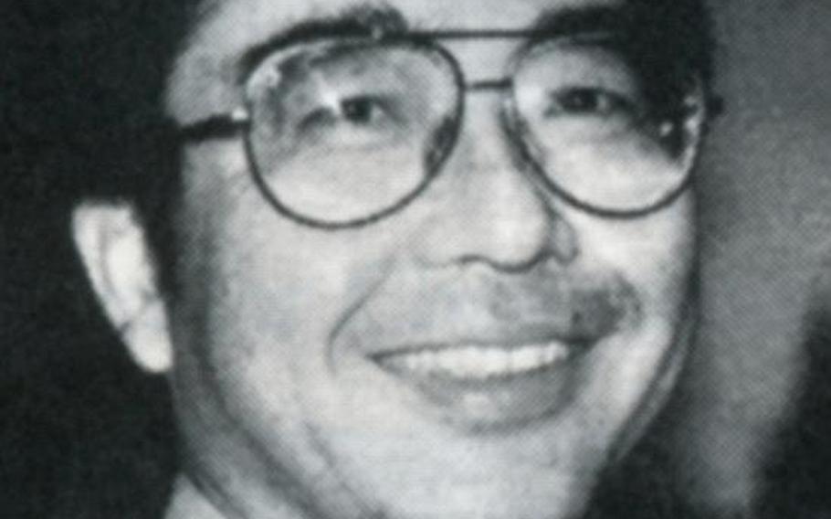 Takashi Suyama is seen here in 1982 from the first region-wide Junior Science and Humanities Symposium in Tsukuba Science City. Suyama, who helped establish the program for DODDS-Pacific, retires at the end of June after 42 years with the school district.