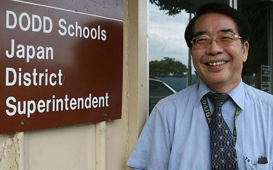 Takashi Suyama is the intercultural coordinator for DODDS-Pacific. During his 42 years with the district, Suyama is most known for establishing a science symposium and soroban contest within the military school system in the Pacific.