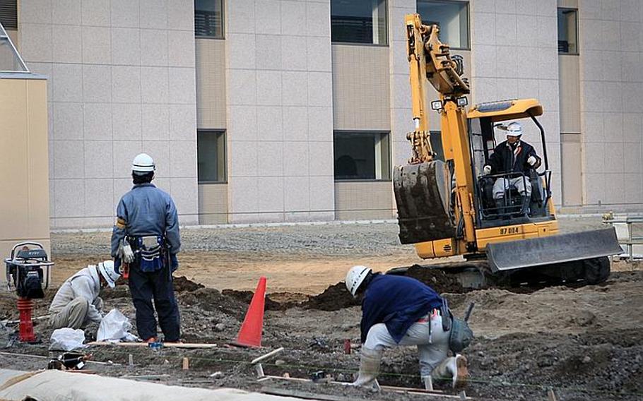 Construction has begun on new facilities for Japanese Self Defense Forces on Yokota Air Base, Japan.