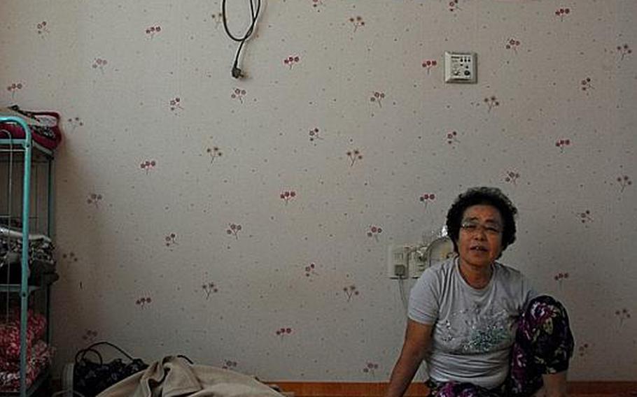 Waegwon resident An Byung-ju, 74, pictured at a community center for the elderly near Camp Carroll, said USFK is not working quickly enough to determine whether Agent Orange was buried at the base.