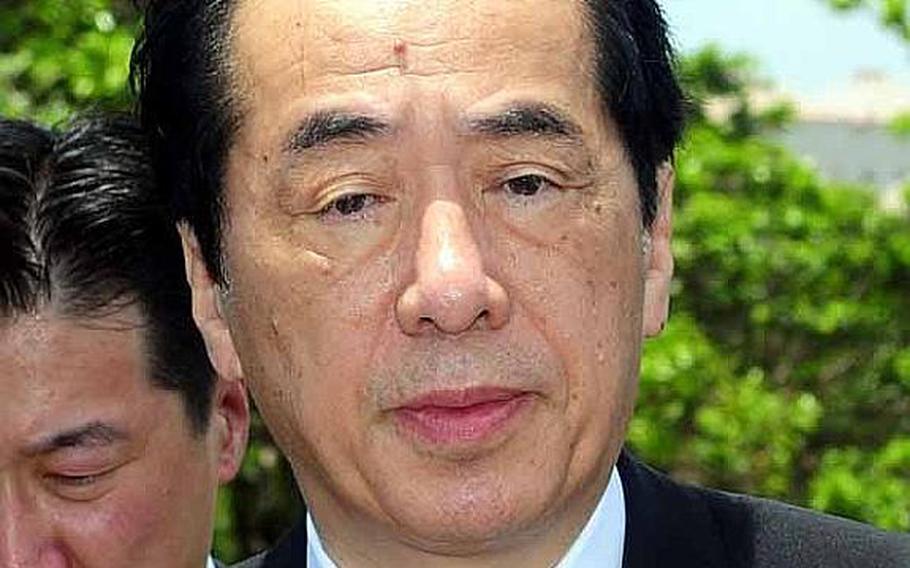 Prime Minister Naoto Kan