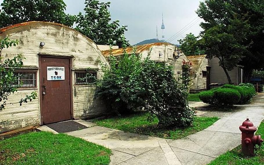 A new U.S. Embassy will be built near this spot on U.S. Army Garrison-Yongsan's Camp Coiner. The embassy is holding a tree-planting ceremon Tuesday to mark the location of the new building, though no date has been set for a groundbreaking.