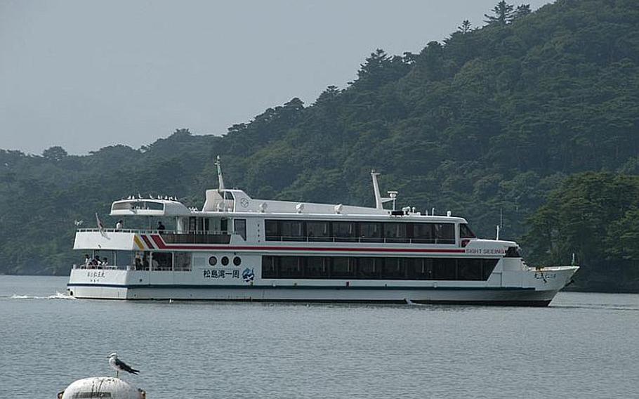 Dozens of harbor cruise ships have returned to work since the tsunami, ferrying tourists around the Matsushima islands. The islands were the subject of a famous haiku by the Japanese poet Matsuo Basho.