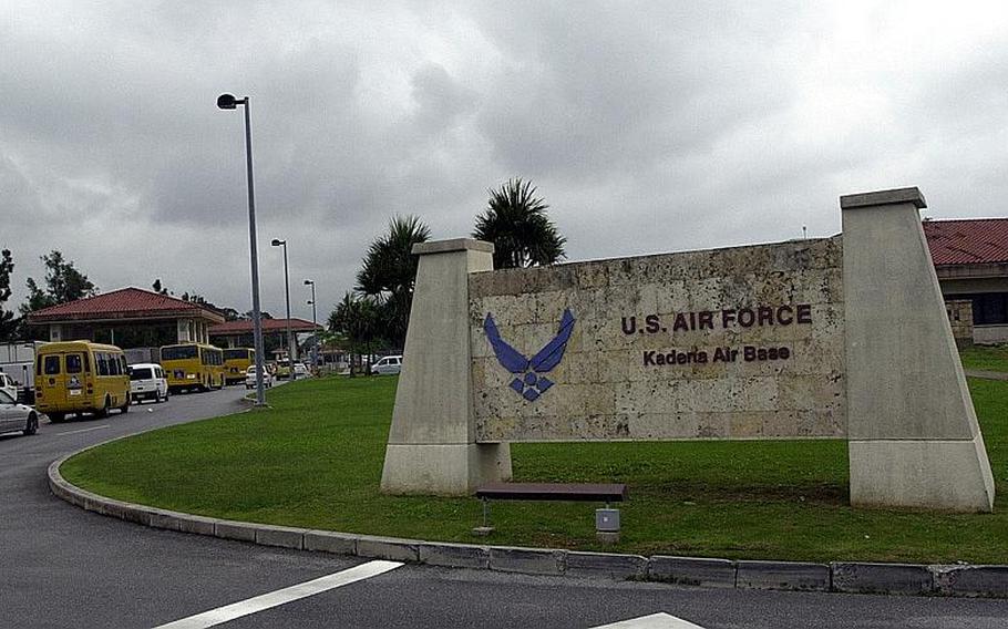 Kadena Air Base, one of the largest U.S. air bases overseas, is about five miles north of the Marine Corps' Futenma air station, which the U.S. and Japan plan to close.