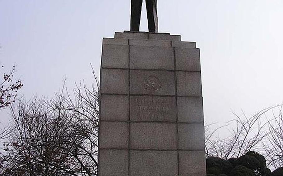 For weeks, workers have been patching cracks and scraping off rust from the statue of the late Gen. Douglas MacArthur, which stands in a park overlooking the site of perhaps his greatest accomplishment — the Inchon Landing.