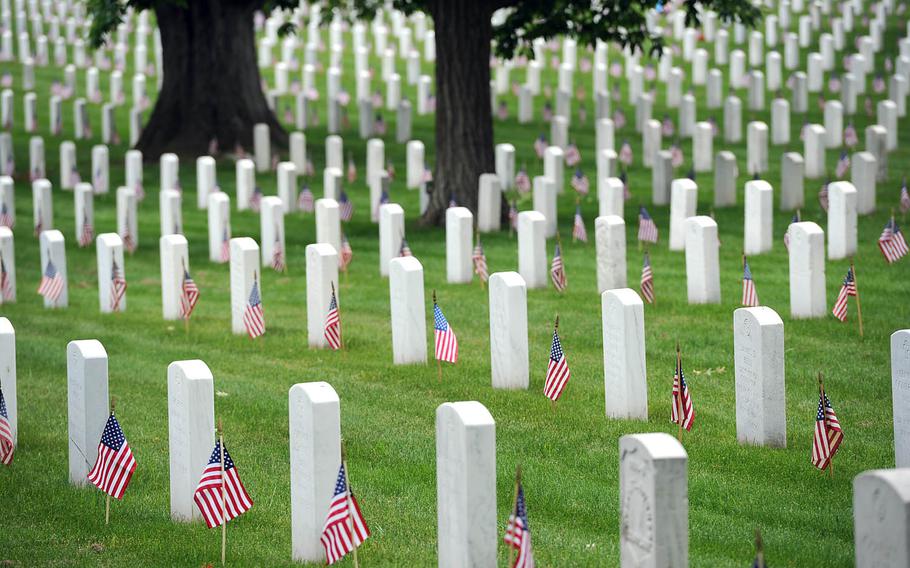 The remains of three Vietnam War soldiers missing since 1970 when their helicopter made an emergency landing in Cambodia have been identified and buried with full military honors, the Department of Defense POW/MIA Accounting Agency announced last week. Unidentified remains representing the group will be interred Tuesday, Oct. 20, 2015, at Arlington National Cemetery in Washington, D.C.