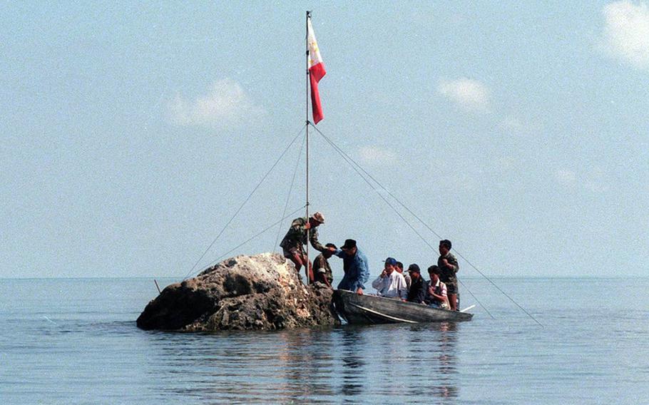 On May 17, 1997, not long after the Chinese radio operators launched a third expedition to Scarborough Shoal in the South China Sea, a Philippines member of parliament led military and media personnel to land there.