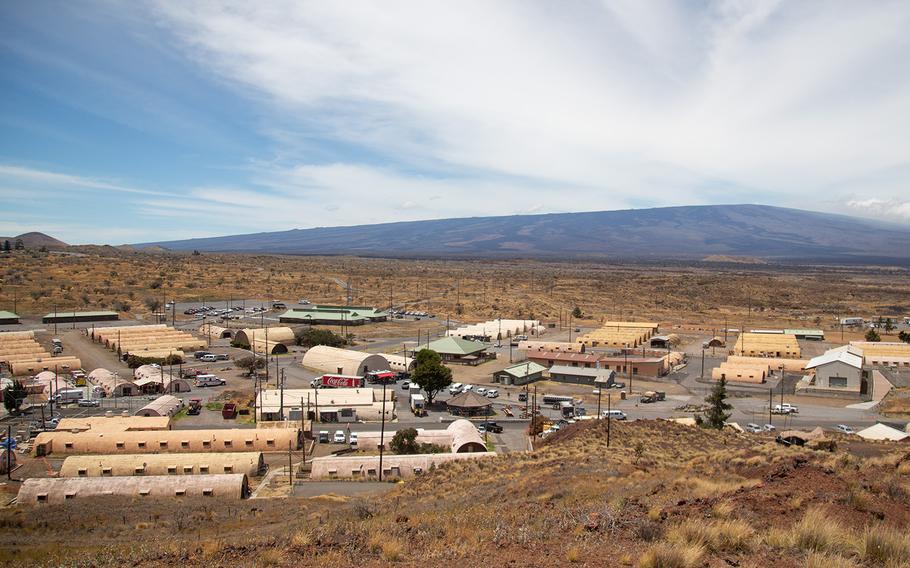 The Pohakuloa Training Area base camp in Hawaii is seen Tuesday, July 17, 2018.