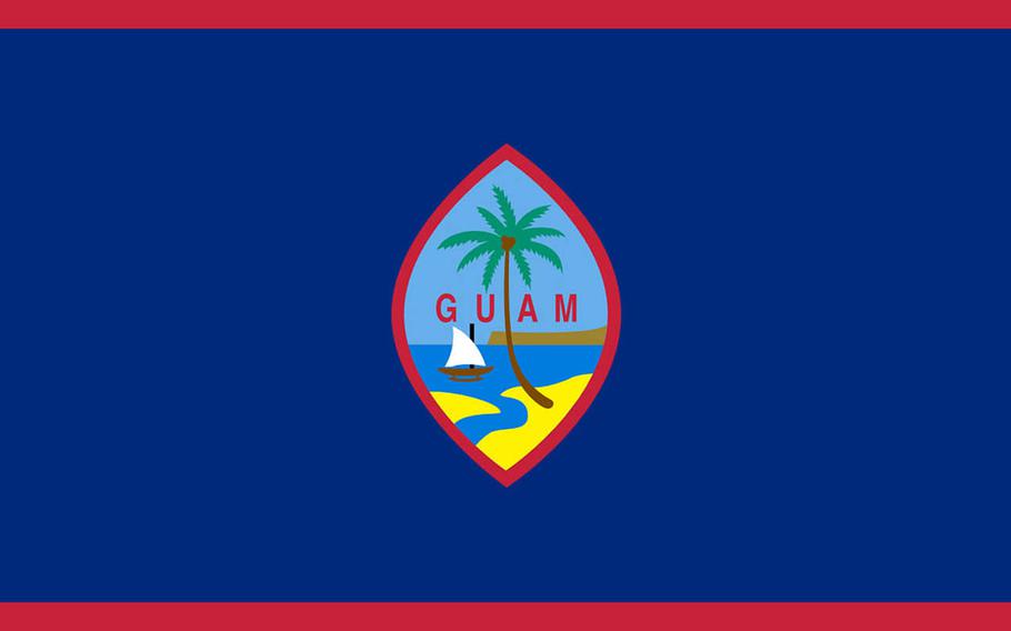 The flag of the United States territory of Guam.