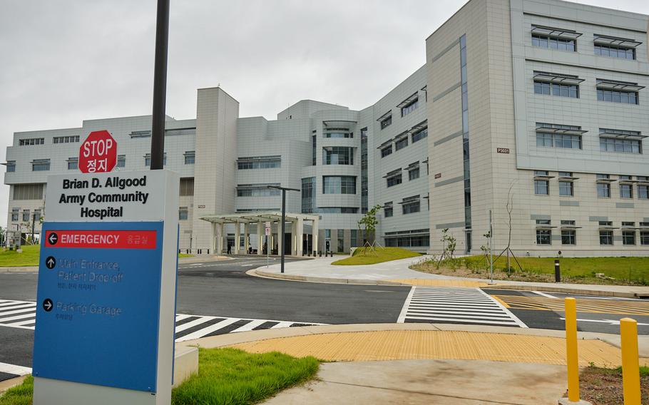The Brian D. Allgood Army Community Hospital was officially transferred to the U.S. government during a ceremony at Camp Humphreys, South Korea, Wednesday, July 24, 2019.