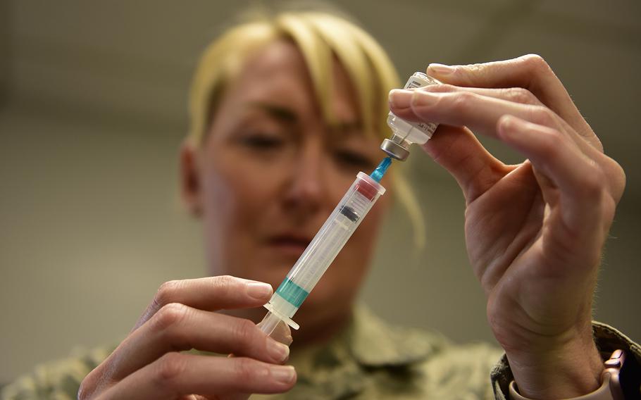 Mechanical failure in a medical refrigerator delayed access to adult influenza vaccinations at Yokota Air Base, Japan, in western Tokyo.