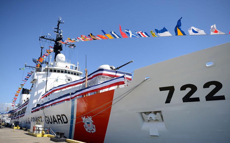 The Coast Guard cutter Morgenthau, shown here getting underway Dec. 8, 2010, at San Pedro, Calif., was the first cutter transferred to Vietnam in 2017.