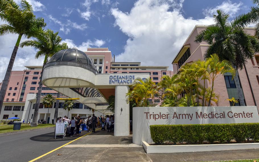The U.S. Army announced Thursday, March 19, 2020, that a civilian employee at Tripler Army Medical Center in Honolulu had tested positive for the coronavirus, the first military-related case in Hawaii.