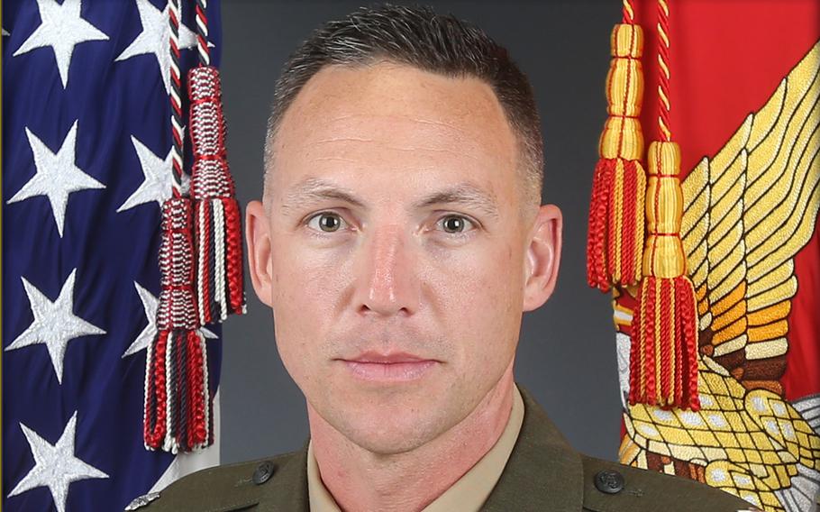 Lt. Col. Andrew Mills has been fired from his job as commander of Marine Heavy Helicopter Squadron 466 on Okinawa, the Marine Corps announced Friday, March 27, 2020.