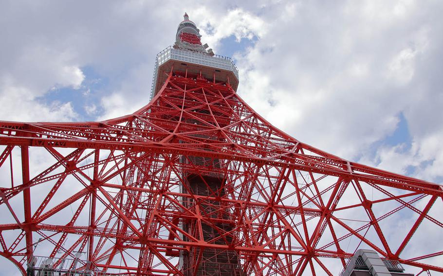 Tokyo Tower is seen on Thursday, May 28, 2020, the day it reopened after a state of emergency was lifted in the city because of the coronavirus pandemic.