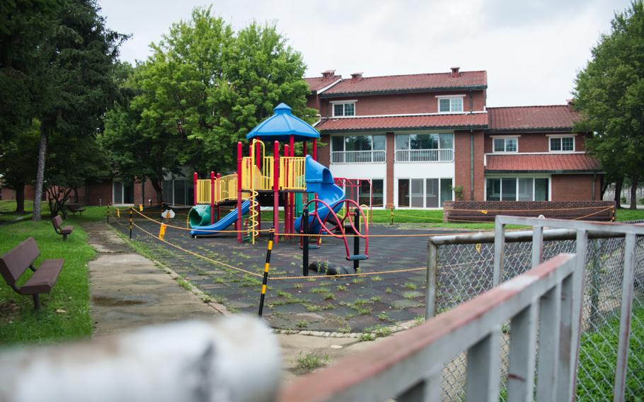 The South Korean government took ownership of Yongsan Garrison's Black Hawk Village, which consists of 18 buildings, two playgrounds and a barbecue pit, in January 2020.