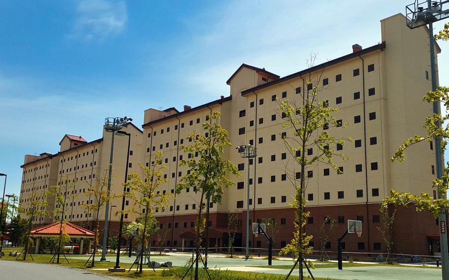 Barracks have been outfitted to house patients who have tested positive for the coronavirus and others who are required to quarantine at Camp Humphreys, South Korea.