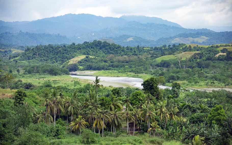 A view from Edson Ridge, Solomon Islands, on the 75th anniversary of the Battle of Guadalcanal, in August 2017.