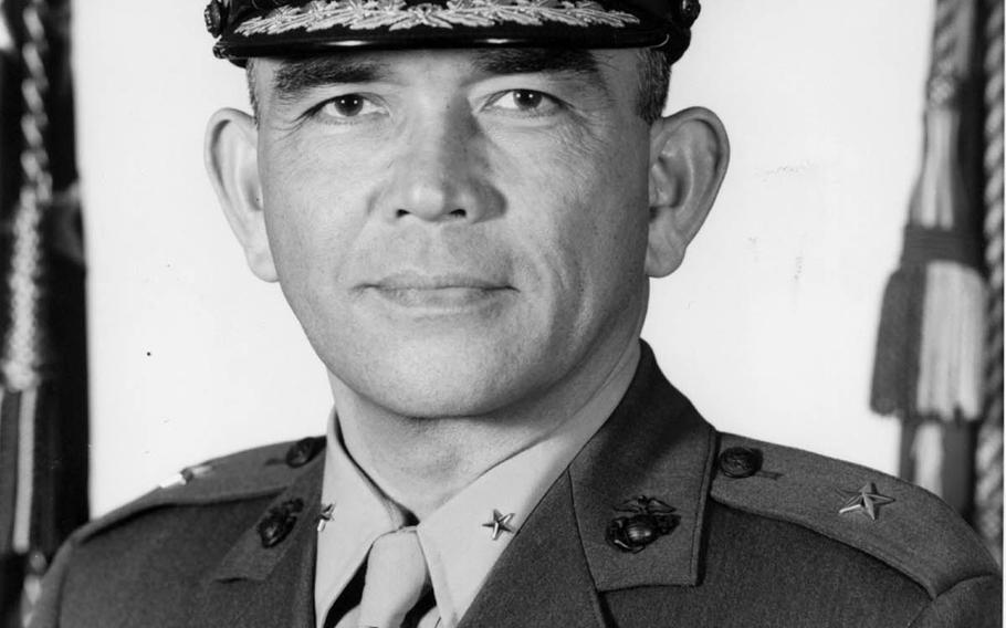 Camp Blaz is named in honor of the late Marine Brig. Gen. Vicente "Ben" Tomas Garrido Blaz, a Guam native.
