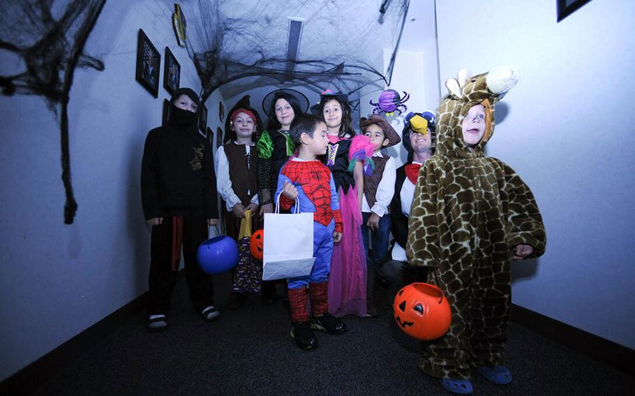 A volunteer group called Yokota COVID-19 Errands Run is gearing up to deliver Halloween treats to children stuck in quarantine at Yokota Air Base, Japan.