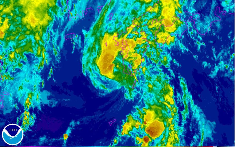 Namtheun slows south of Sasebo, still on track for near-direct hit Sunday evening as tropical storm.