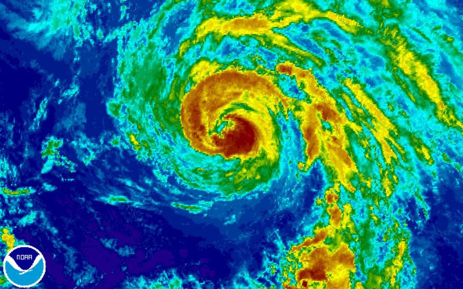 Noru has become the first typhoon of the northwest Pacific's tropical cyclone season.