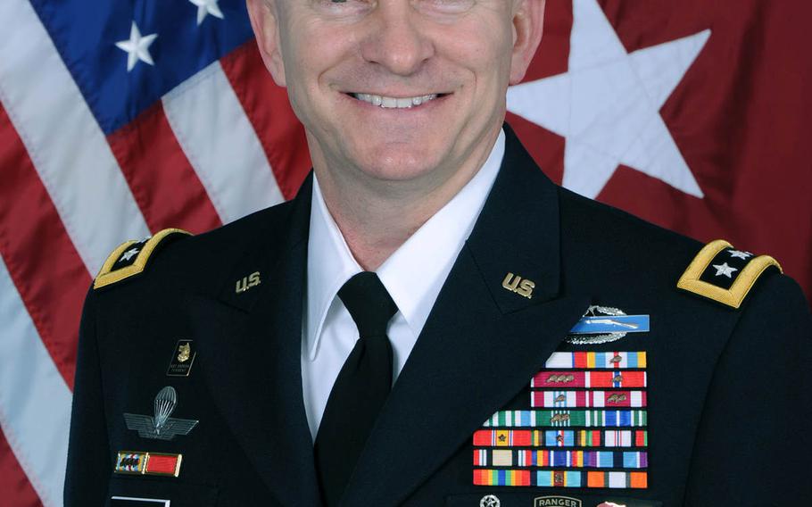 U.S. Army Lt. Gen. William Garrett III assumed responsibility as European Command's deputy commander  Thursday, July 18, 2014,  in Stuttgart, Germany, where he will oversee day-to-day operations for the command.



