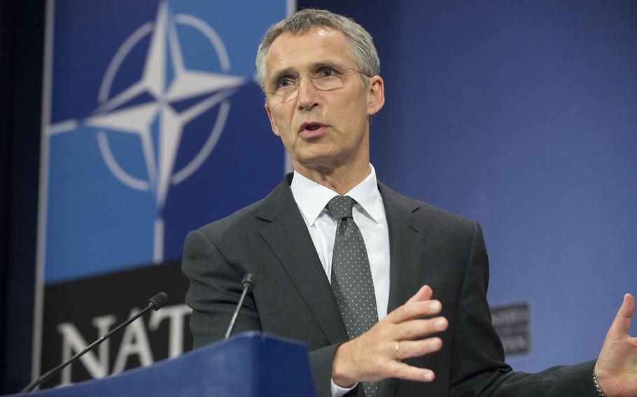 NATO Secretary General Jens Stoltenberg on June 25, 2015.