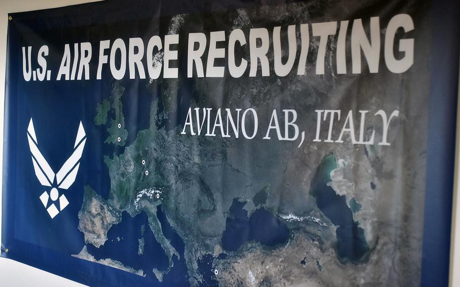 It's been more than eight years since the Air Force has had an office assigned to a recruiter at Aviano Air Base, Italy. The recruiting office, which reopened on Friday, will be permanently staffed later this year.

