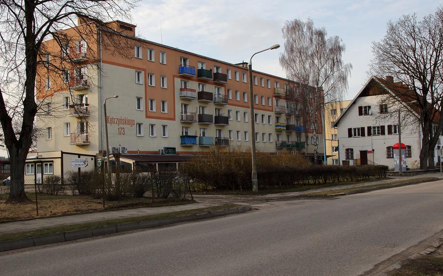 Homes line the main street that runs through Bemowo Piskie, Poland, on Feb. 15, 2020. A U.S.-led NATO battle group is based at the training area on the outskirts of the village in northeastern Poland. 

Photo courtesy of Piotr Panufnik