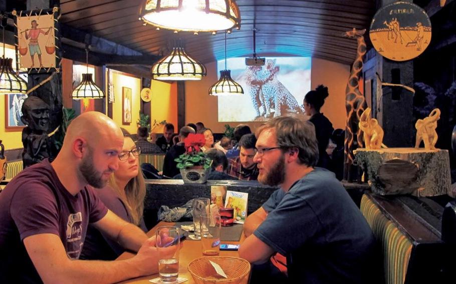 Sitting down to eat indoors at off-base restaurants, like this one in Kaiserslautern, Germany, is prohibited for U.S. military personnel assigned to Army installations within U.S. Army Garrison Rheinland-Pfalz, U.S. Army Garrison Benelux, Kosovo, Romania and Bulgaria. The policy, which also prohibits personnel from visiting other public sites such as hookah lounges and movie theaters, was issued Saturday, March 14, 2020, to curb the spread of COVID-19.