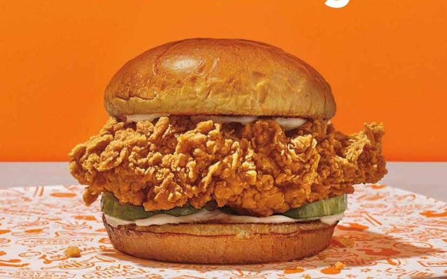 The Popeyes chicken sandwich will be available starting Jan. 2021, in Army & Air Force Exchange Service food courts in Ansbach, Aviano, Baumholder, Grafenwoehr, Panzer Kaserne Boeblingen, Ramstein, Spangdahlem, Vilseck and Wiesbaden, an AAFES spokesman said. 

