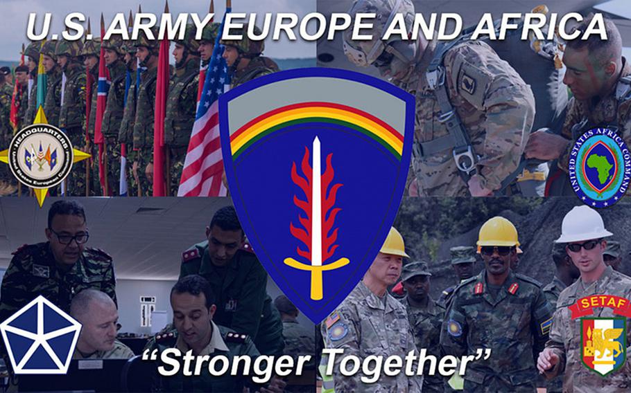 ''Stronger Together'' is the new U.S. Army Europe and Africa command slogan, replacing the nearly 7-year-old ''Strong Europe,'' the Army announced Friday.

