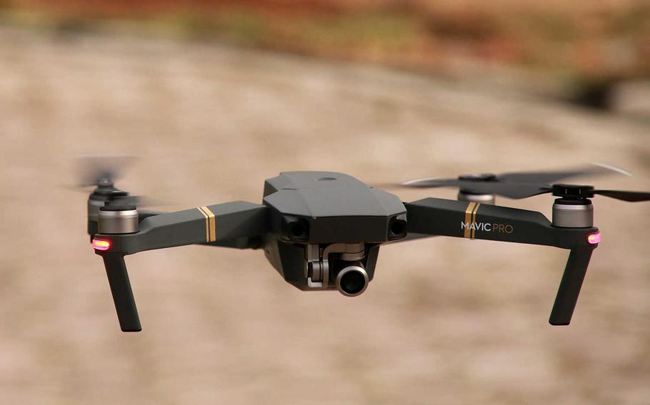 A DJI Mavic Pro drone in flight. A court in Munich on Friday, Feb. 19, 2021, refused to return the drone an American soldier used in 2019 to take pictures of the  popular beer festival, arguing that his request to recover his device indicated he might use it again.

