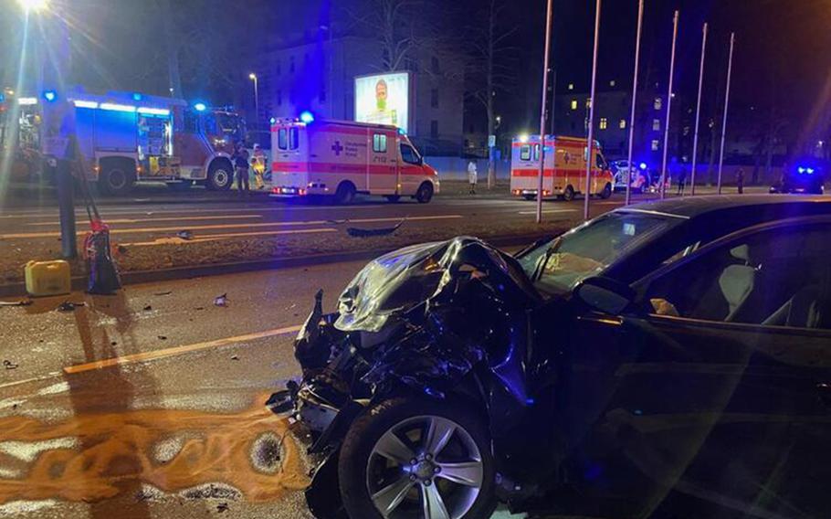 A U.S. soldier was killed and three others injured in a two-car accident March 5, 2021, at an intersection near Daenner Kaserne and Kleber Kaserne on the eastern edge of Kaiserslautern, Germany.

