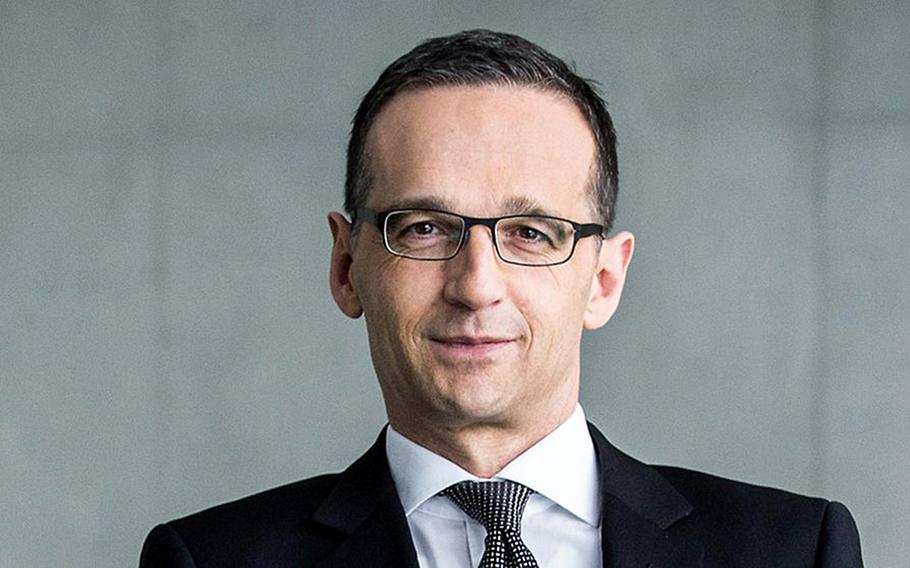 German Foreign Minister Heiko Maas says the practice of local tax offices attempting to levy income tax penalties on U.S. troops in the country is doing damage to relations with Washington and putting the American troop presence at risk.
