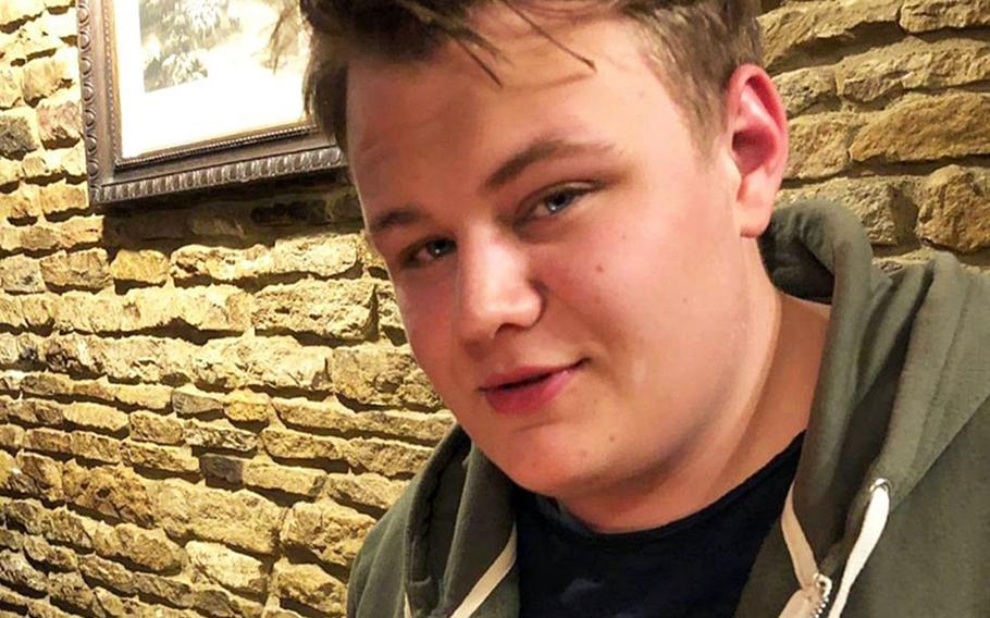 A photo of Harry Dunn, the British teenager killed in a 2019 traffic accident, from the Justice4Harry Facebook page.

